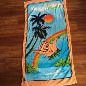 Hawaiian beach towel
